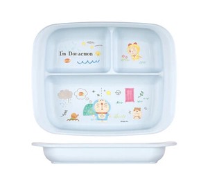 Divided Plate Doraemon Skater Antibacterial Dishwasher Safe