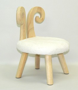 ウッドミニチェア/ヒツジ/木製/ナチュラル/ミニ椅子/wooden chair