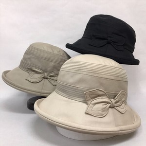 【春夏帽子】2023春夏婦人帽子　ふくれセーラーリボン付き　　レディース帽子