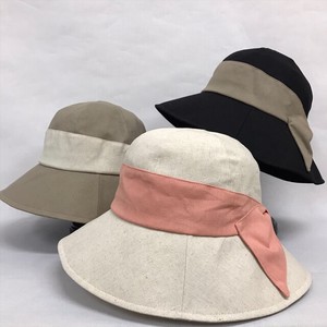 【春夏帽子】春夏婦人帽子　広円ダウン　クラウン切替　吸水速乾 レディース帽子