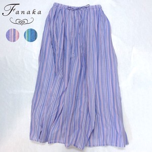 【Fanaka2023SS SALE】マルチストライプギャザースカート
