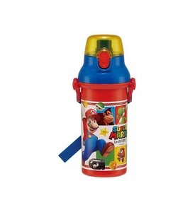 Water Bottle Super Mario Skater Antibacterial Dishwasher Safe