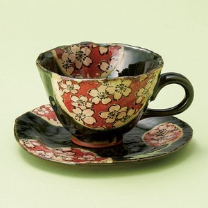 Mino ware Cup & Saucer Set Coffee Cup and Saucer Retro Made in Japan