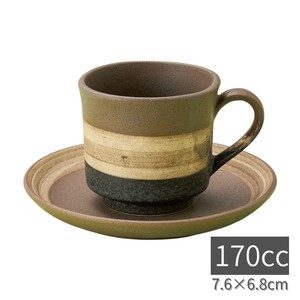 コーヒーカップ&ソーサー セピアカカオ 日本製 美濃焼 モダン 陶器
