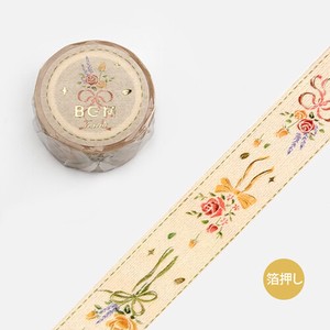 BGM Washi Tape Washi Tape Foil Stamping Bouquet Of Flowers