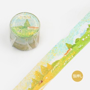 BGM Washi Tape Meadow Washi Tape Foil Stamping