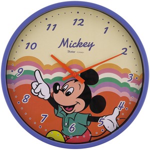 【スケーター】掛け時計 【ディズニーレトロ/ミッキーマウス】
