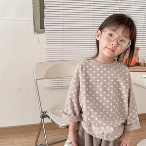 韓国スタイル　八分袖　水玉シャツべビー　新生児　キッズ　子供服