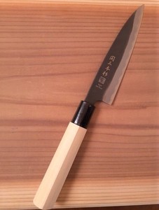 Seki Sanbonsugi Knife Koyanagi Black 135mm Made in Japan