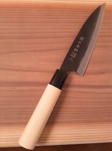 Seki Sanbonsugi Knife Black Funayuki M Made in Japan