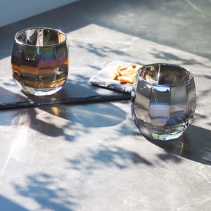 Jewelry・Glass Vertex-Infinite グラスタンブラー チタン 化粧箱入り ギフト 保証書付 記念品 オーロラ