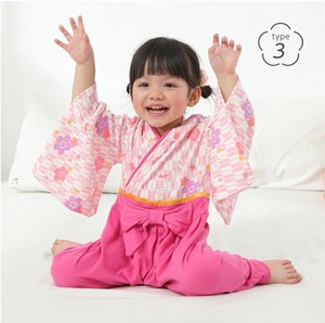 Kids' Formal Dress Hakama Spring/Summer Rompers M Autumn/Winter