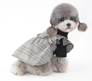 犬服　犬の服　ペット服　ドッグウェアワンピース フリルスカート