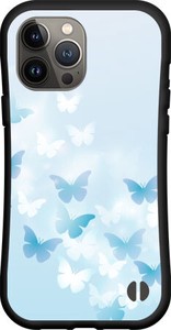 【iPhone対応】 耐衝撃 スマホケース ハイブリッドケース Butterfly(type001)