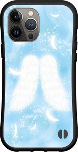 【iPhone対応】 耐衝撃 スマホケース ハイブリッドケース 天使の羽