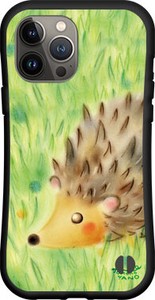 【iPhone対応】 耐衝撃 スマホケース ハイブリッドケース 草原のハリネズミ