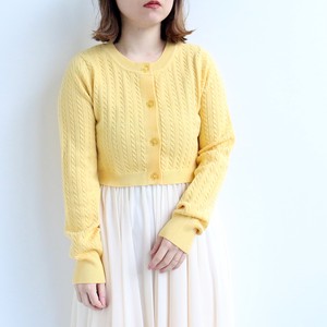 Sweater/Knitwear Knit Cardigan Short Length