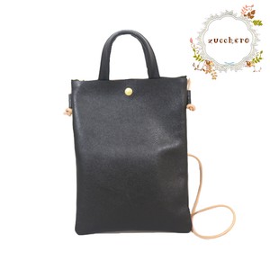 Handbag Cattle Leather Lightweight Simple 2-way