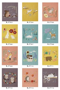 Chicchi「森で暮らす動物たちの 12 か月」刺繍キット