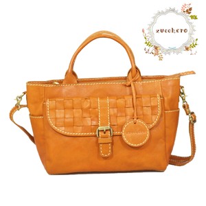 Handbag Zucchero 2Way SARAI Genuine Leather Ladies'