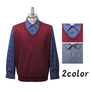 Button Shirt Long Sleeves Plaid Switching 2-colors