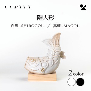 白鯉-SHIROGOI- 真鯉-MAGOI-信楽焼 日本製