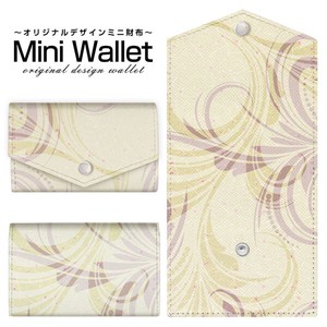 コンパクトだけど大容量 豊富なデザインから選べるミニ財布 パステルグリーン