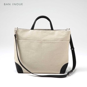 Shoulder Bag Lightweight Linen 2-way Made in Japan