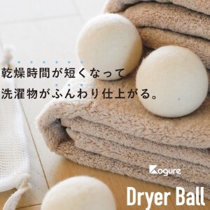 【再入荷/人気】乾燥ボール 洗濯用品 ドライヤーボール3P 収納袋付き ランドリー用品 CBジャパン