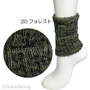Leg Warmers Silk M Arm Cover 2-way Made in Japan