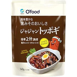 韓国食品 O’Food ジャジャントッポギ 140g 風味豊かな黒みそのおいしさ
