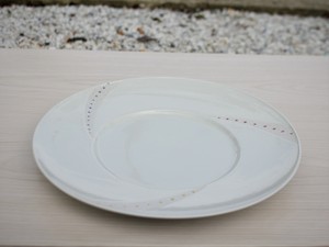 Main Plate Arita ware 9-sun Made in Japan