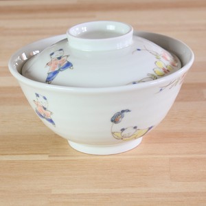 Rice Bowl Arita ware Sea Bream Made in Japan