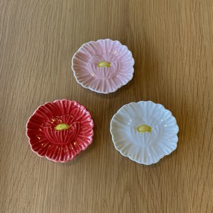 牡丹豆皿 小 器 皿 食器 花 モチーフ 3色  [日本製/有田焼/和食器]