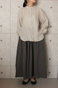 【2023春物新作】日本製 高密度綿前フレアー後ろバルーンスカート№823378
