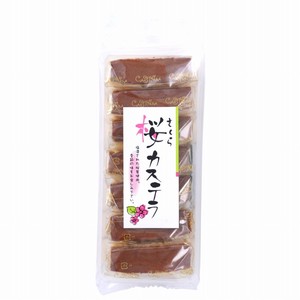 賞味期限24/04/18【期間限定】桜カステラ