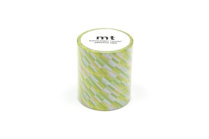Washi Tape Stripe Block Green 50mm