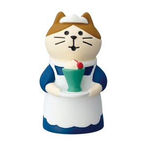 【マスコット】純喫茶コンブル 裏庭ガーデンカフェ ウェイトレス猫 クリームソーダ