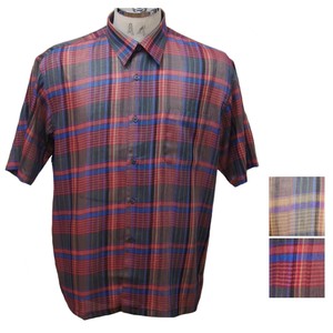 Button Shirt Plaid Made in Japan