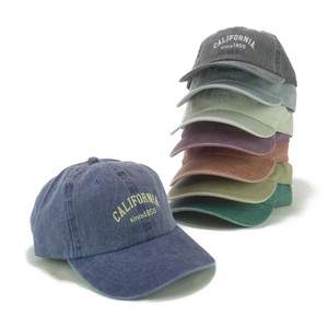 【定番品】SHF−カレッジ刺繍ピグメントウォッシュローキャップ　ヤング帽子