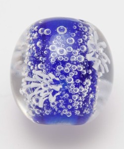 【カヤ】泡沫とんぼ玉2cm ○3D展 和アクセサリー