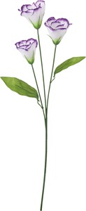 【造花】トルコキキョウ　パープルホワイト　FF−3058PUW