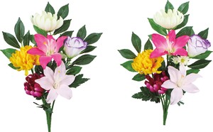 【造花】仏花ブッシュユリ（2P）　ミックス　FP−0984MIX