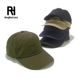 【定番品】ReqHatterコットンロングブリムキャップ　ヤング帽子