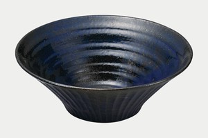 Shigaraki ware Donburi Bowl Natural Denim Made in Japan
