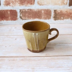 Mino ware Mug Yellow Pottery Made in Japan