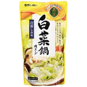 モランボン 菜の匠 白菜鍋用スープ 750g x10 【つゆ・だし】