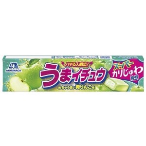 森永製菓 うまイチュウ 青りんご味 12粒 x12 【飴・グミ・ラムネ】