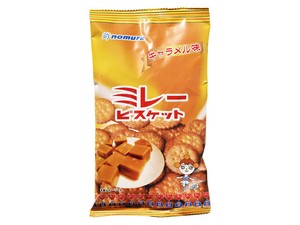 野村煎豆 ミレービスケット キャラメル味 110g x20 【クッキー】