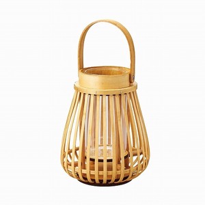 【パセオ】花瓶にもなる竹製ランタン